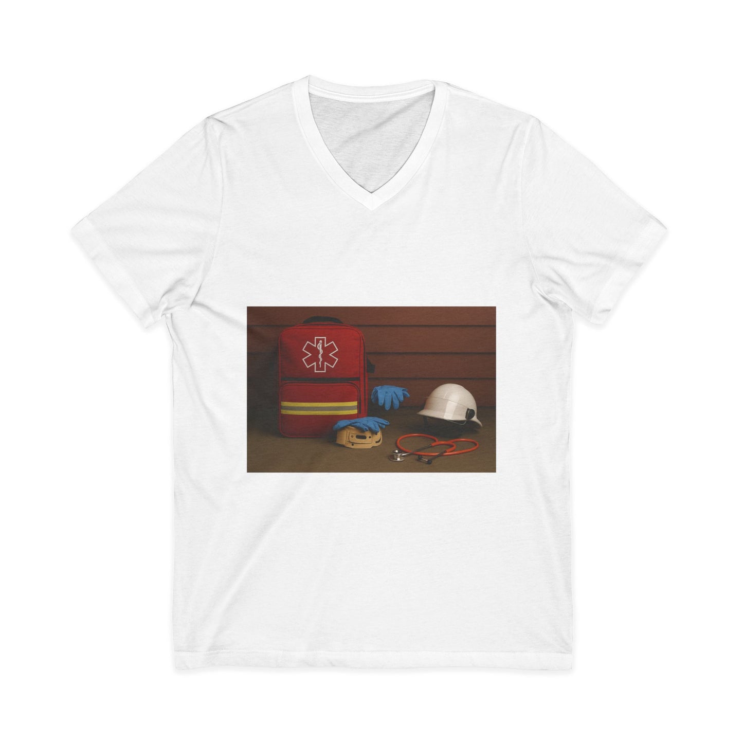 EMS Appreciation Unisex Short Sleeve V-Neck Tee