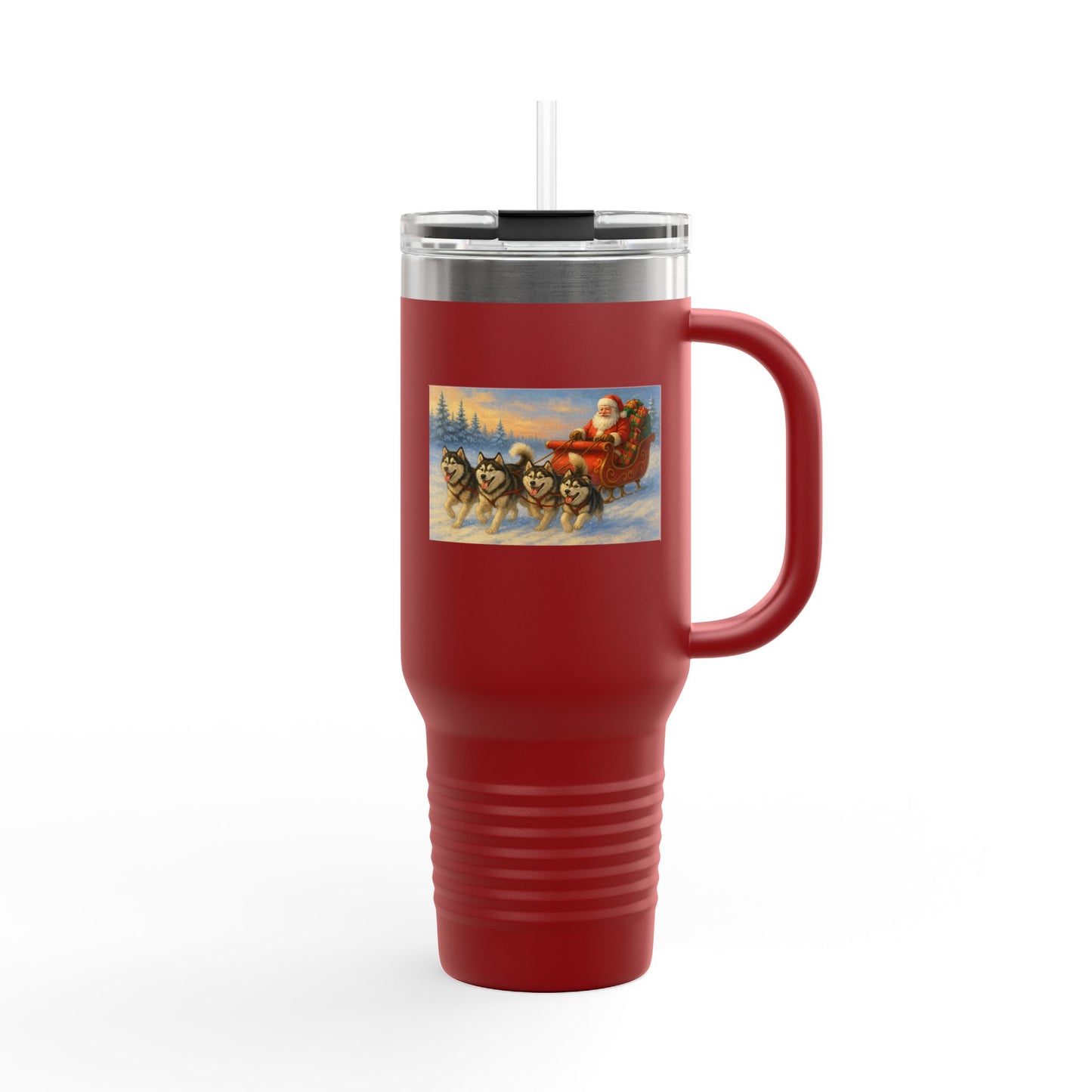 Dashing Through The Snow Insulated Travel Mug