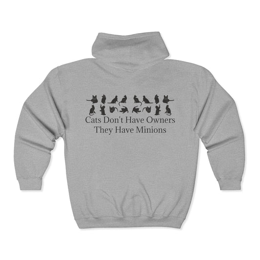 Cat Minions Unisex Full Zip Hoodie