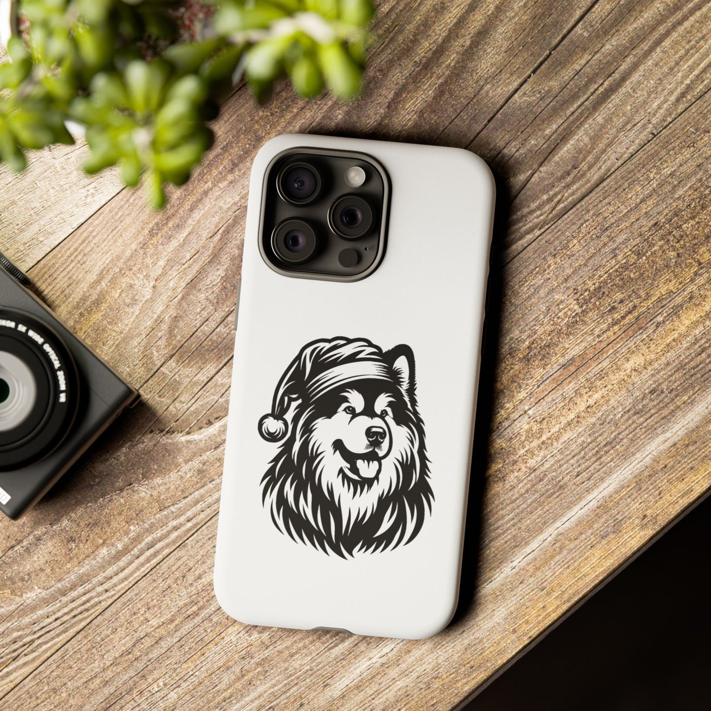 Santa Paws Malamute iPhone Case