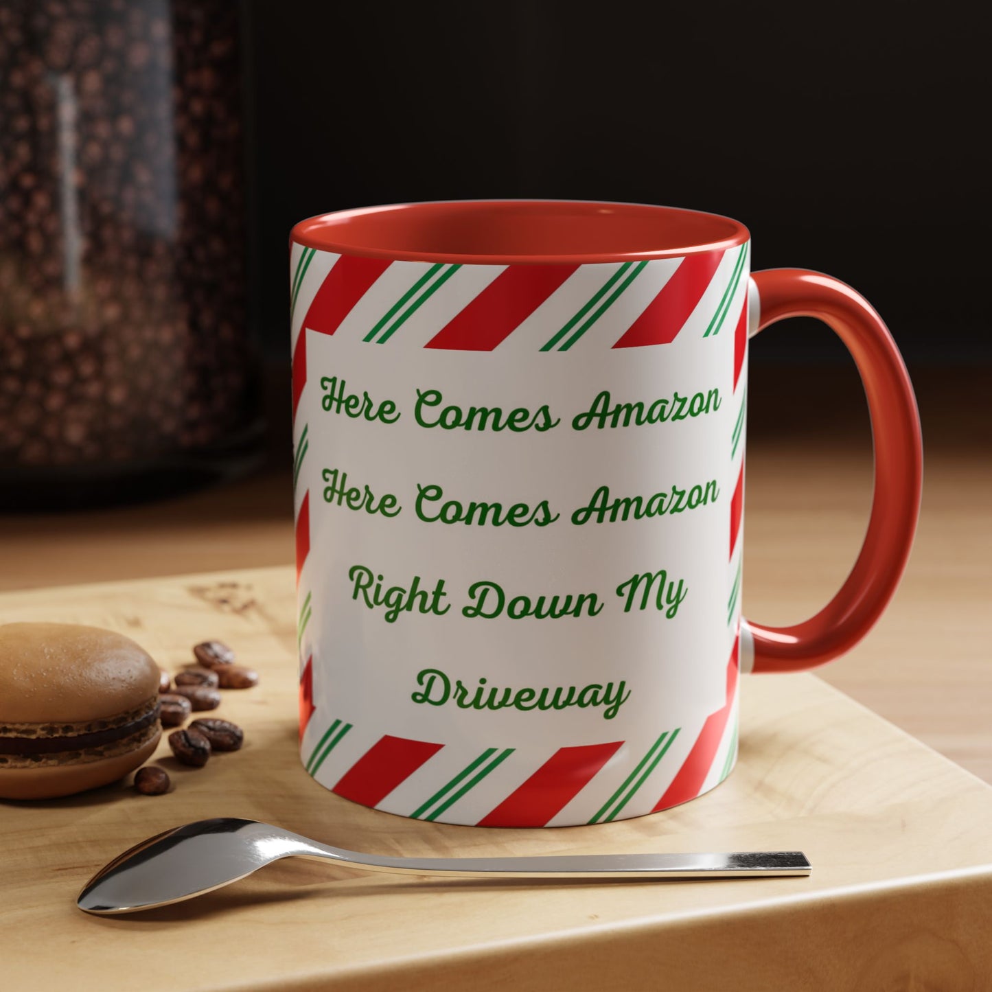 Here Comes Amazon 2-Tone Coffee Mug