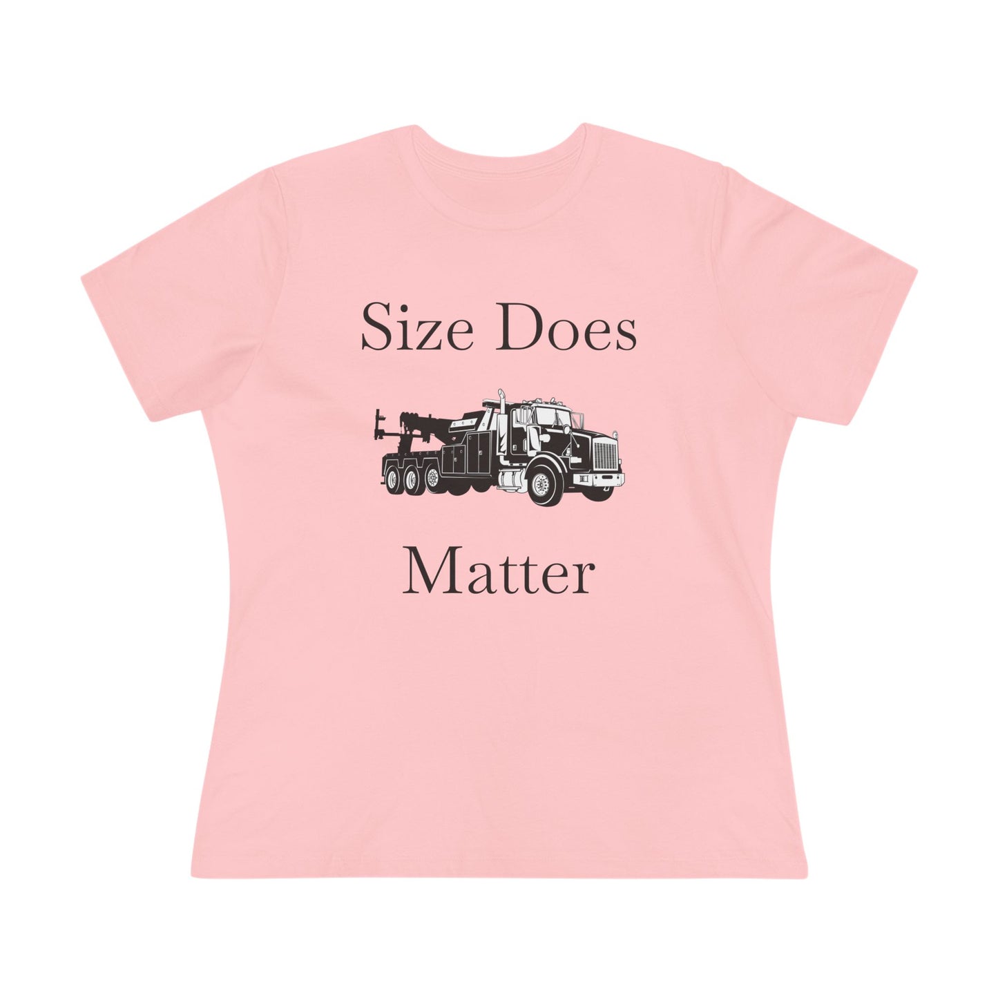 Size Does Matter Women's Short Sleeve Crewneck Tee