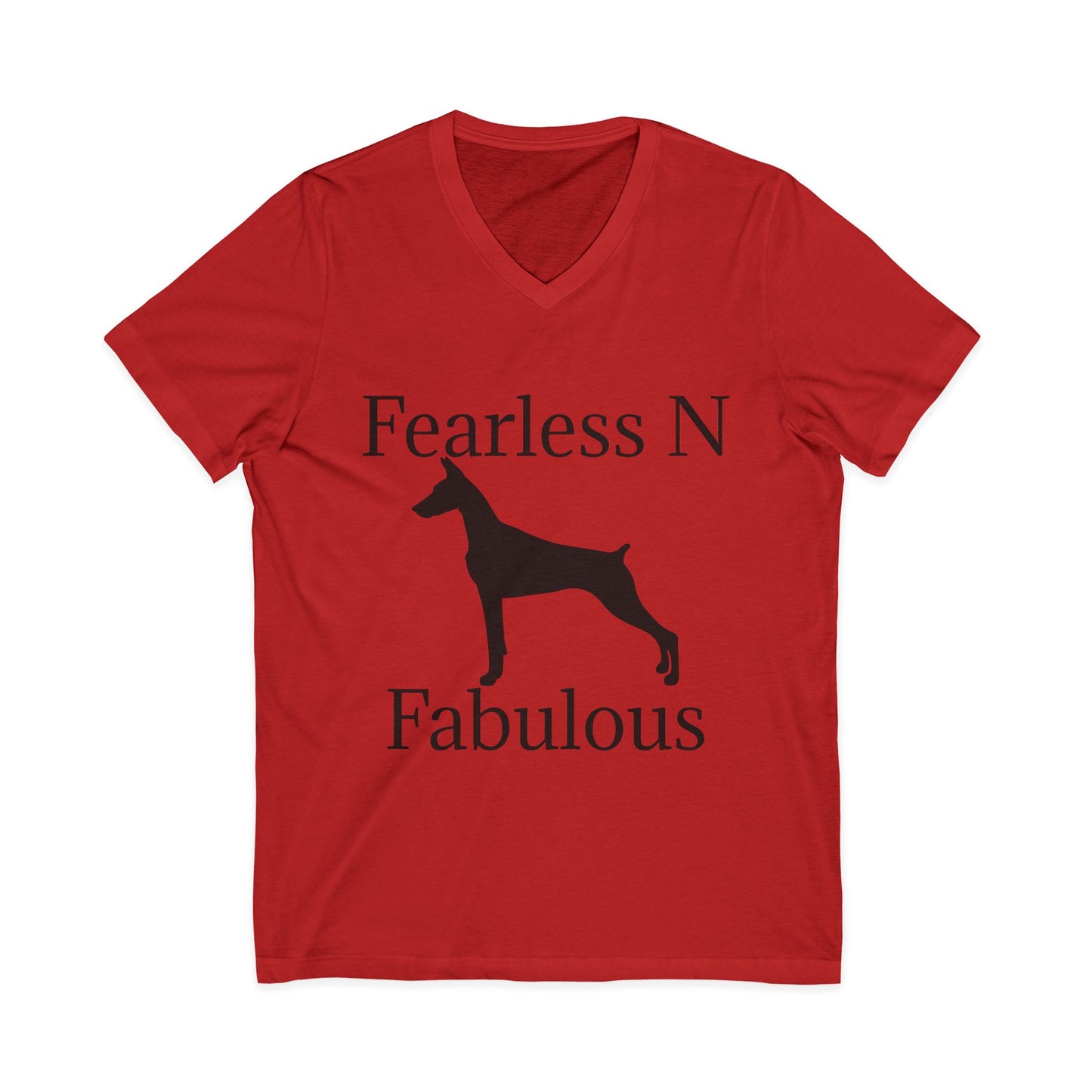 Fearless N Fabulous Unisex Short Sleeve V-Neck Tee