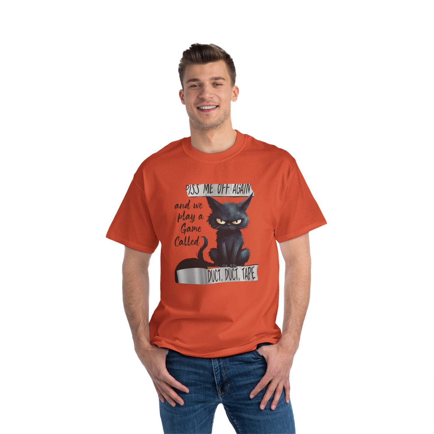 Duct, Duct, Tape Men's Short-Sleeve Crewneck Tee