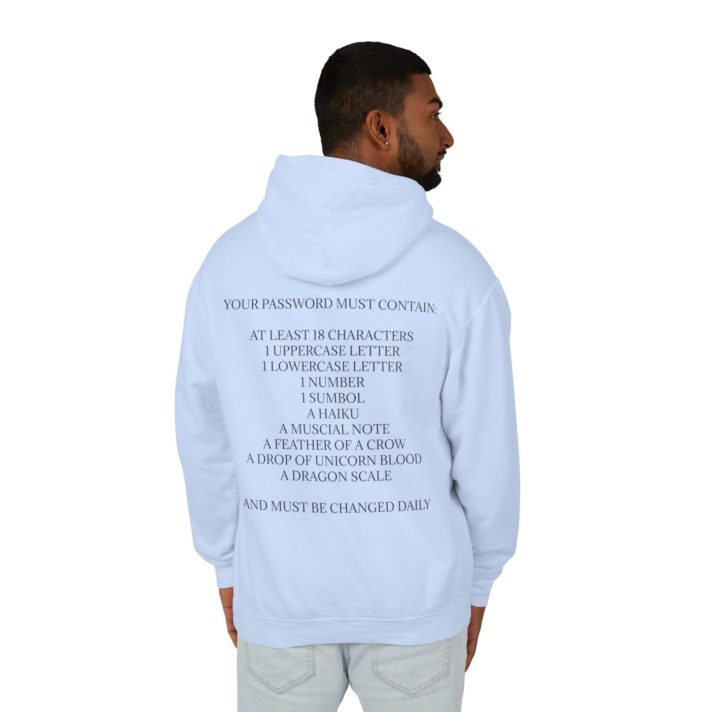 Password Unisex Lightweight Hoodie