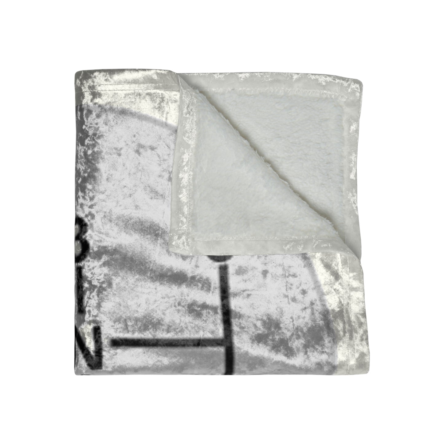 Shift Itself Crushed Velvet Blanket