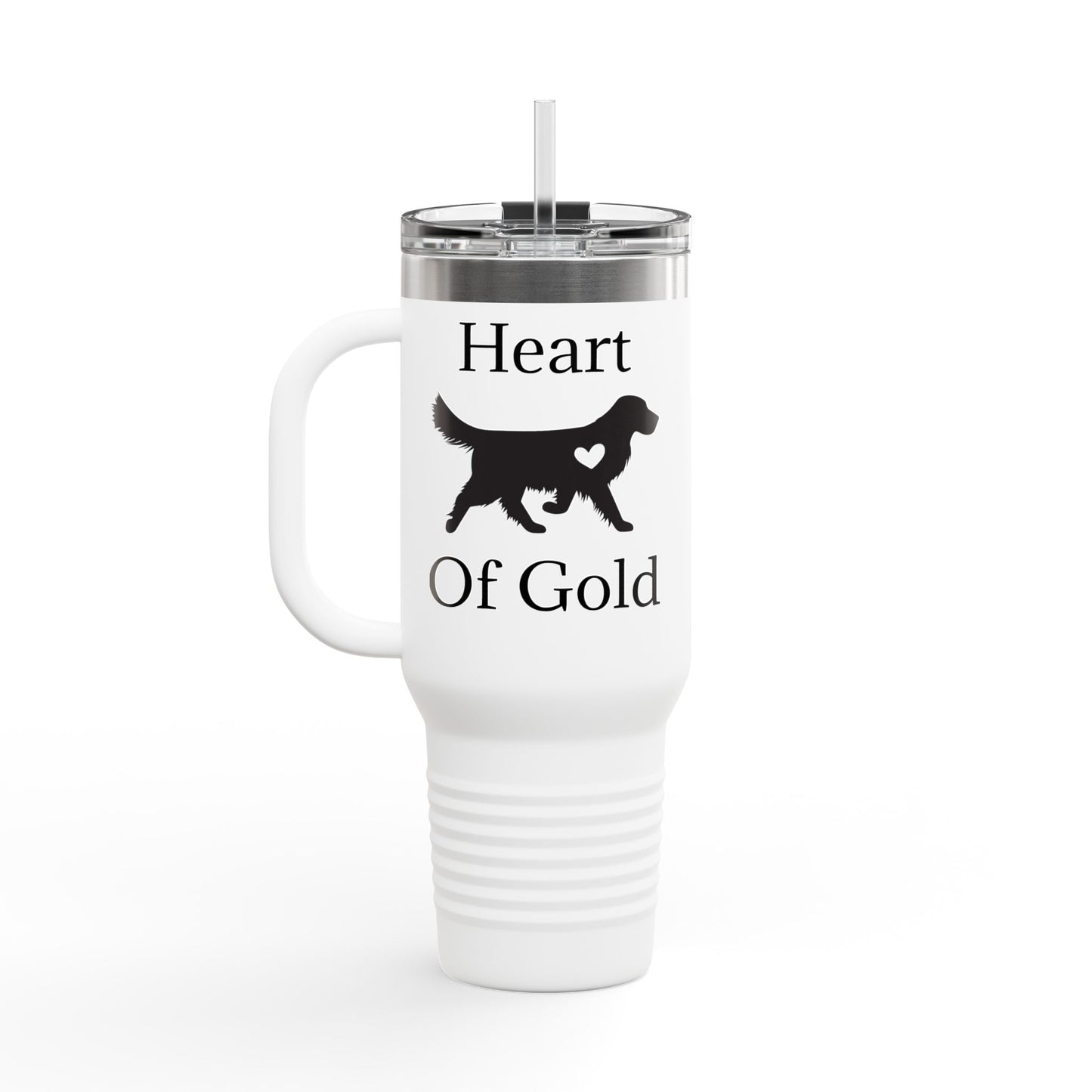 Heart Of Gold Insulated Travel Mug