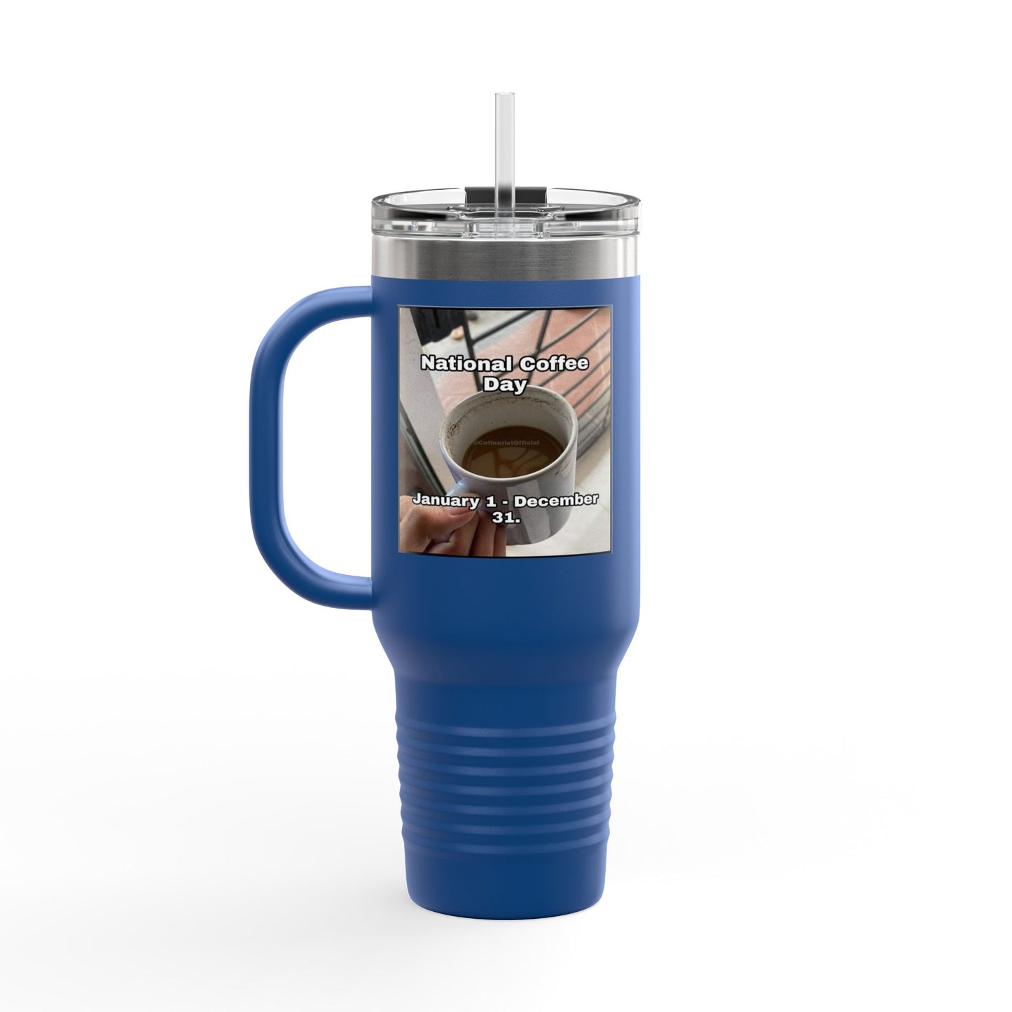 National Coffee Day Insulated Travel Mug