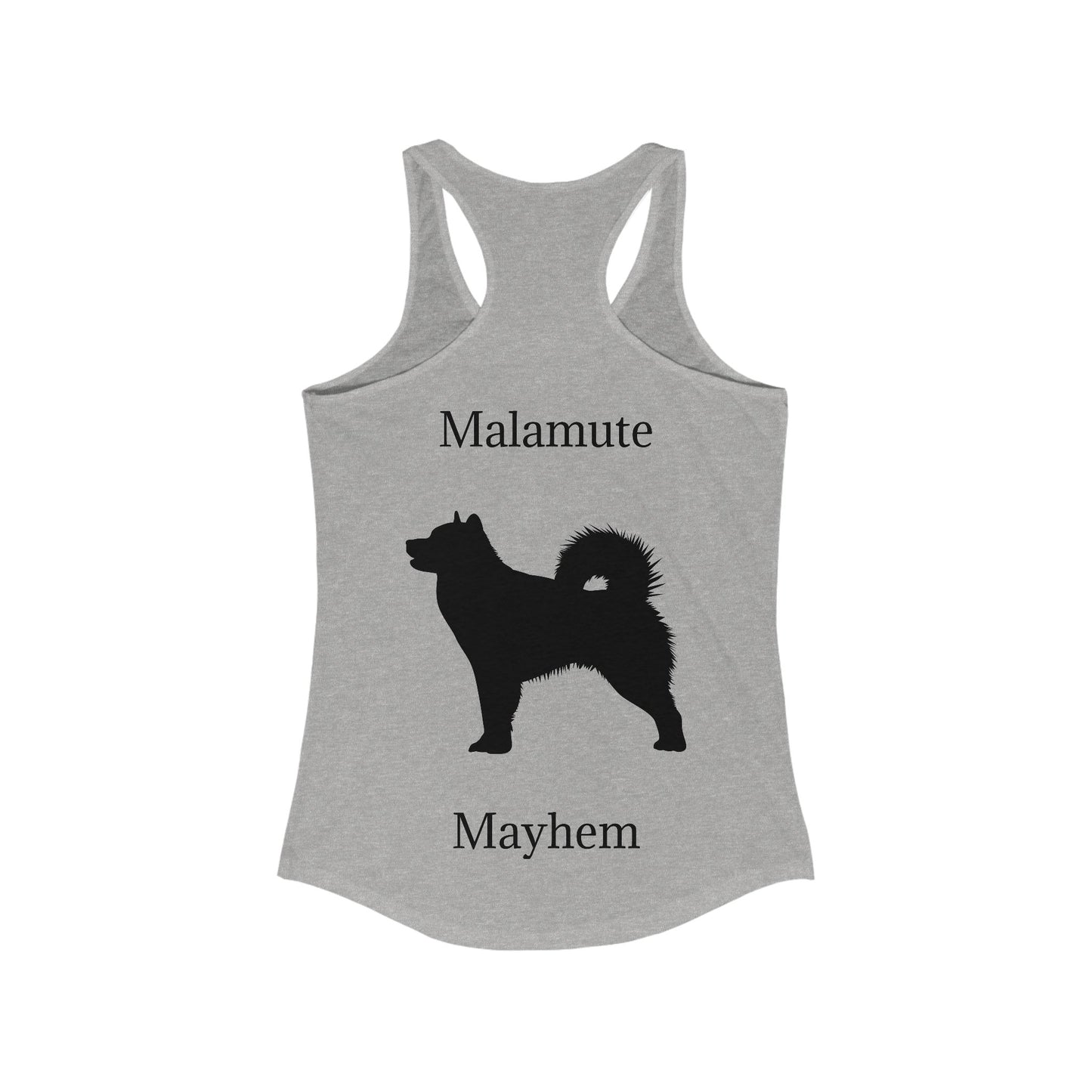 Malamute Mayhem Women's Racerback Tank