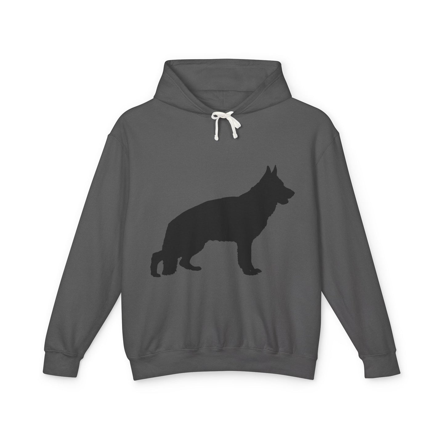 German Shepherd Silhouette Unisex Lightweight Hoodie