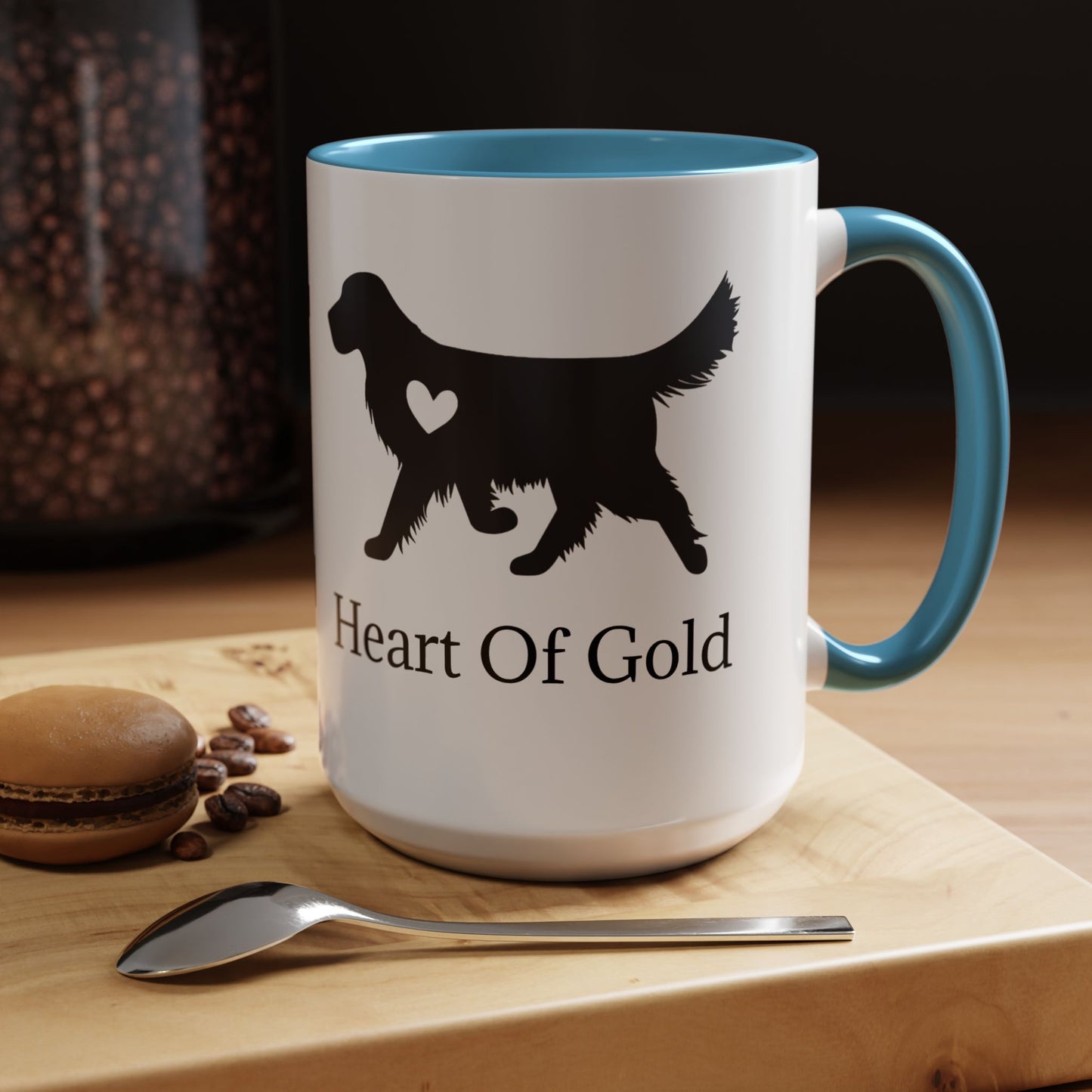 Heart Of Gold 2-Tone Coffee Mug