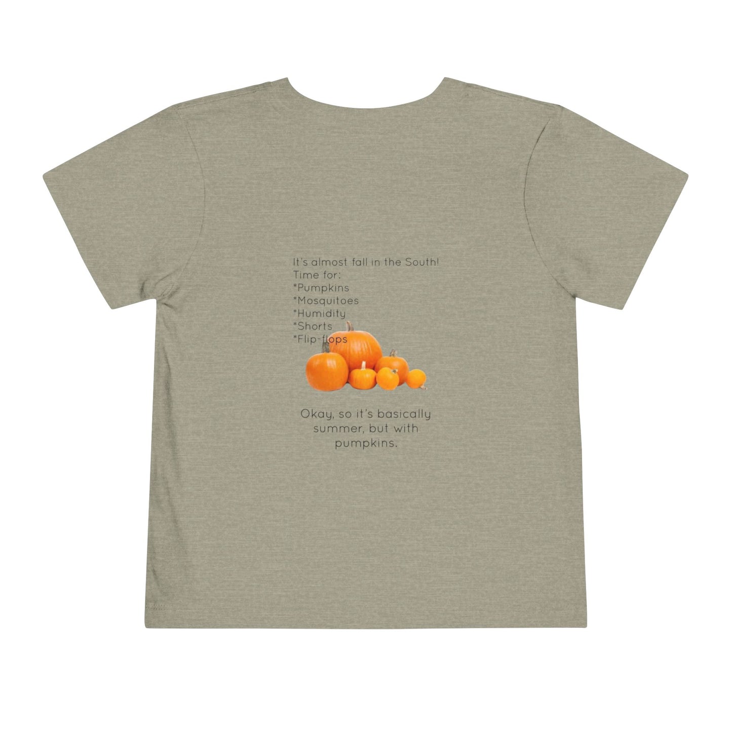 Fall In The South Toddler Unisex Short Sleeve Crewneck Tee