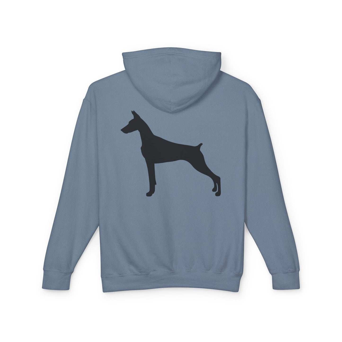 Doberman Silhouette Unisex Lightweight Hoodie