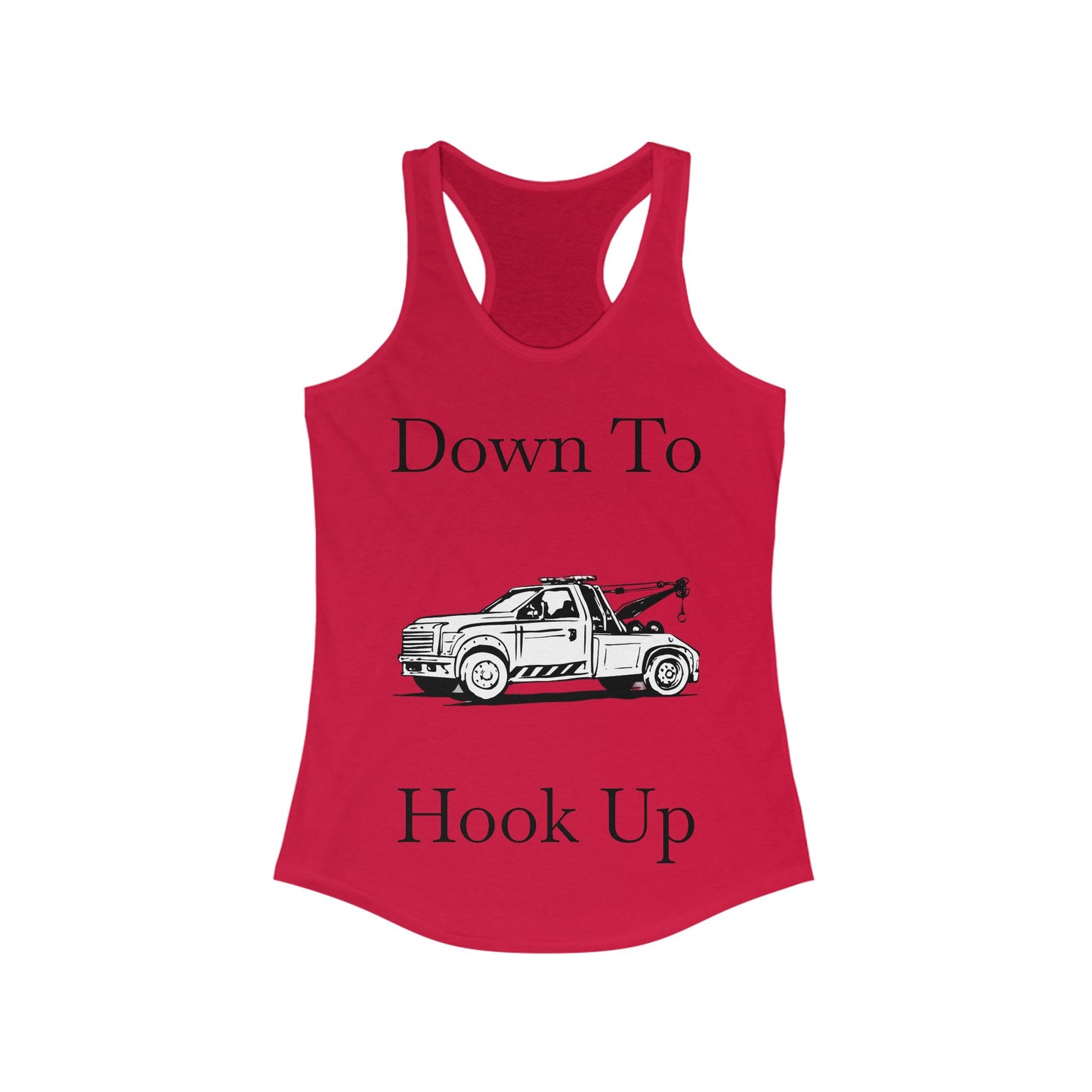 Down To Hook Up Women's Racerback Tank