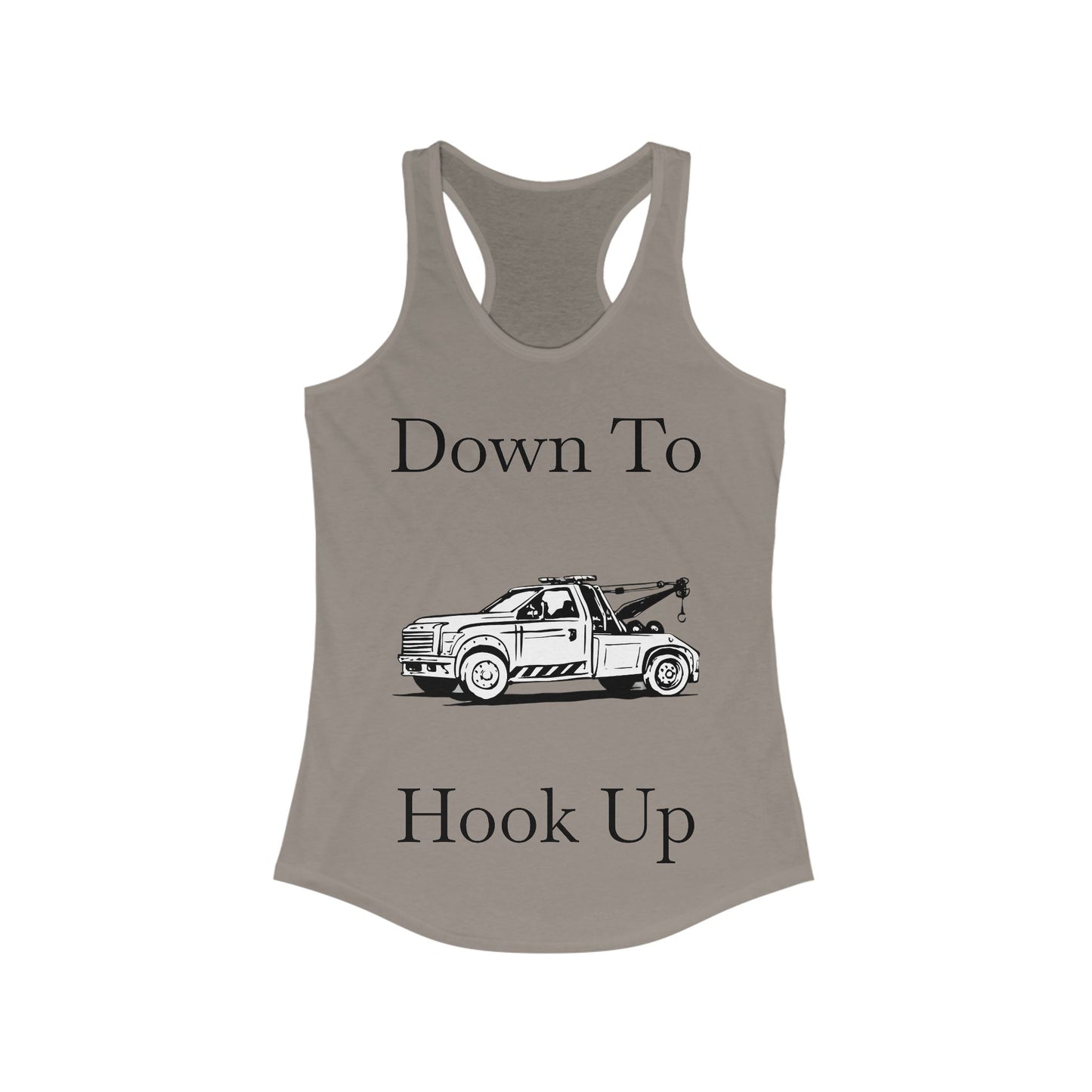 Down To Hook Up Women's Racerback Tank