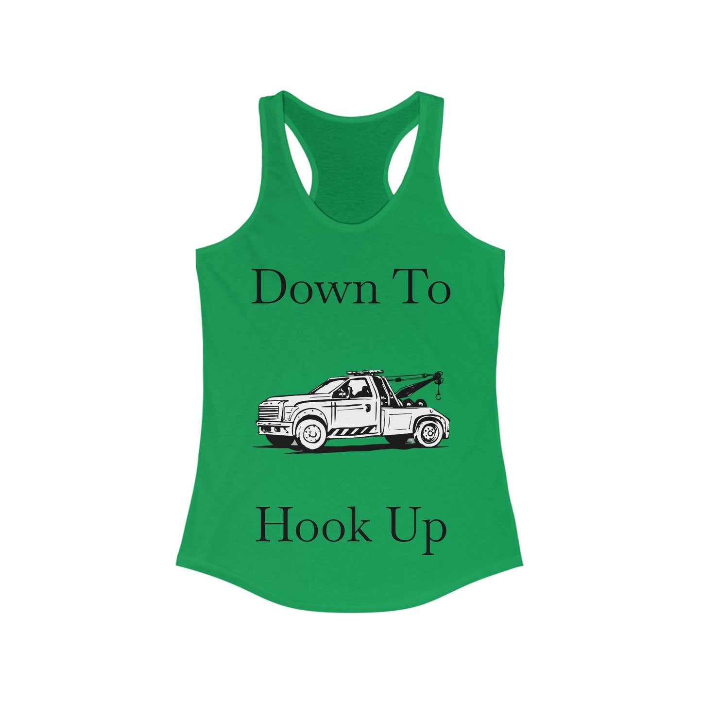 Down To Hook Up Women's Racerback Tank