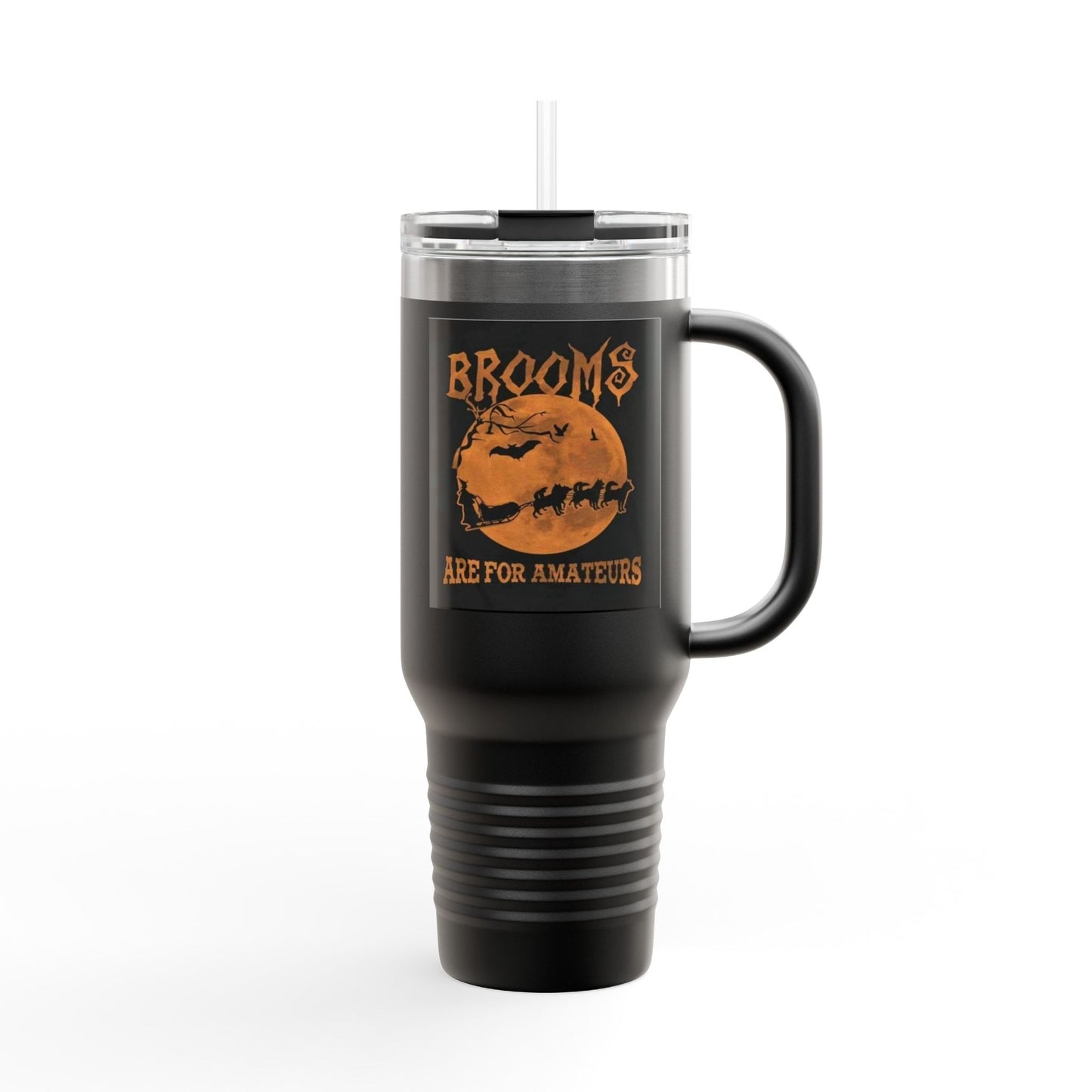 Brooms Are For Amateurs Insulated Travel Mug