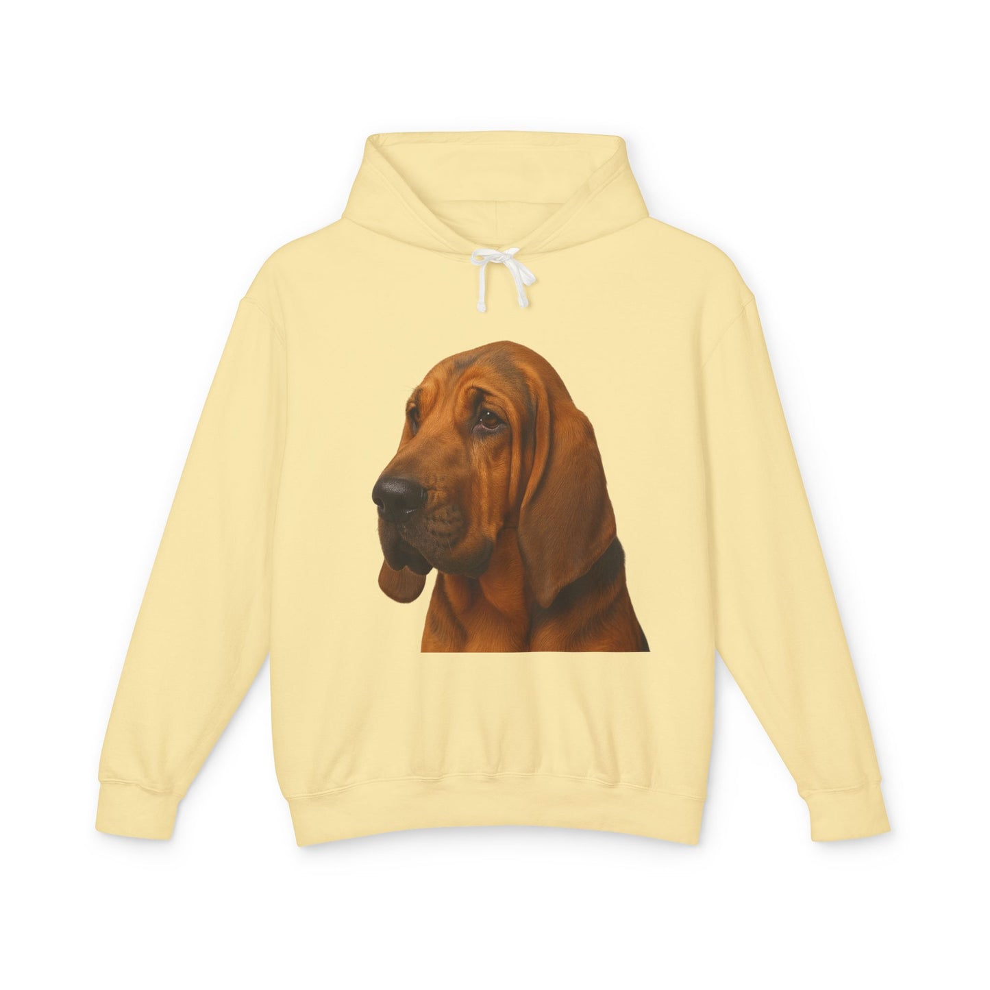 Bloodhound Head Unisex Lightweight Hoodie