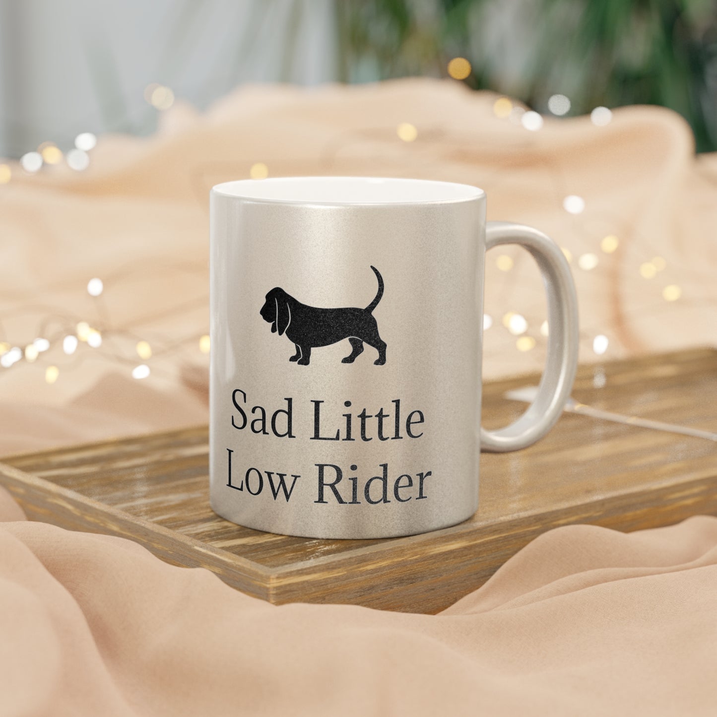 Sad Little Low Rider Metallic Coffee Mug