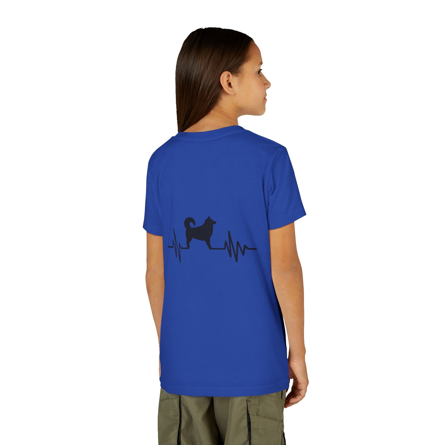 My Heart Beats For Malamutes Youth Unisex Short Sleeve Crewneck Tee