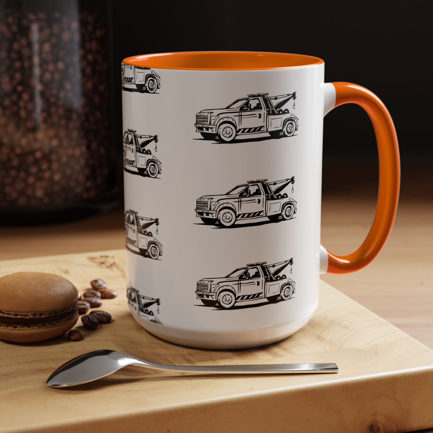 Wheel Lift Tow Truck 2-Tone Coffee Mug