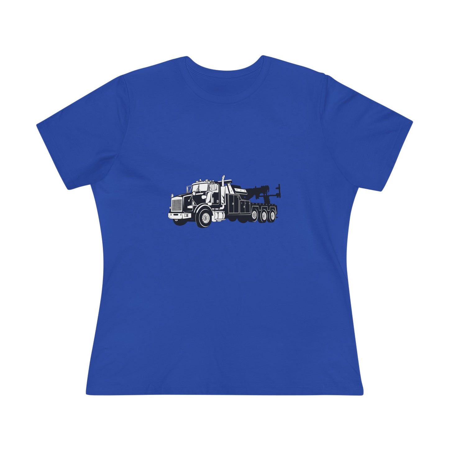Heavy Tow Truck Women's Short Sleeve Crewneck Tee