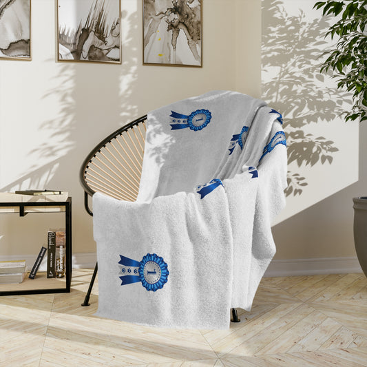 Show Ribbon Velveteen Microfiber Blanket