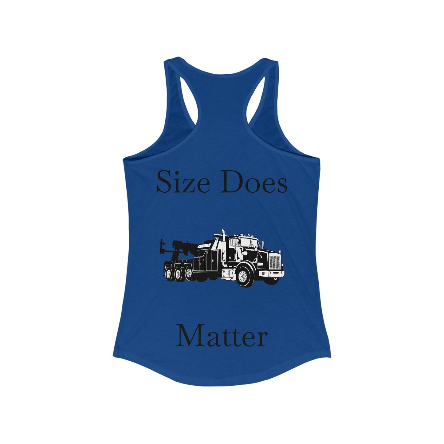 Size Does Matter Women's Racerback Tank