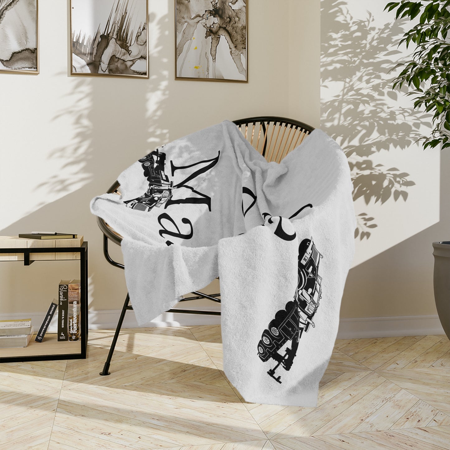 Size Does Matter Velveteen Microfiber Blanket