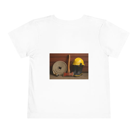 Fire/Rescue Appreciation Toddler Unisex Short Sleeve Crewneck Tee
