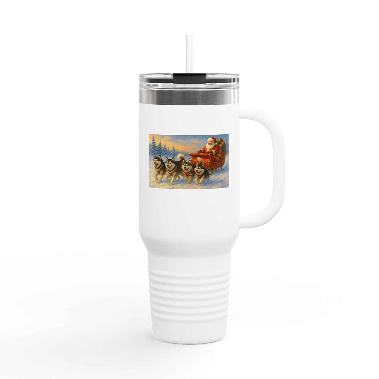 Dashing Through The Snow Insulated Travel Mug