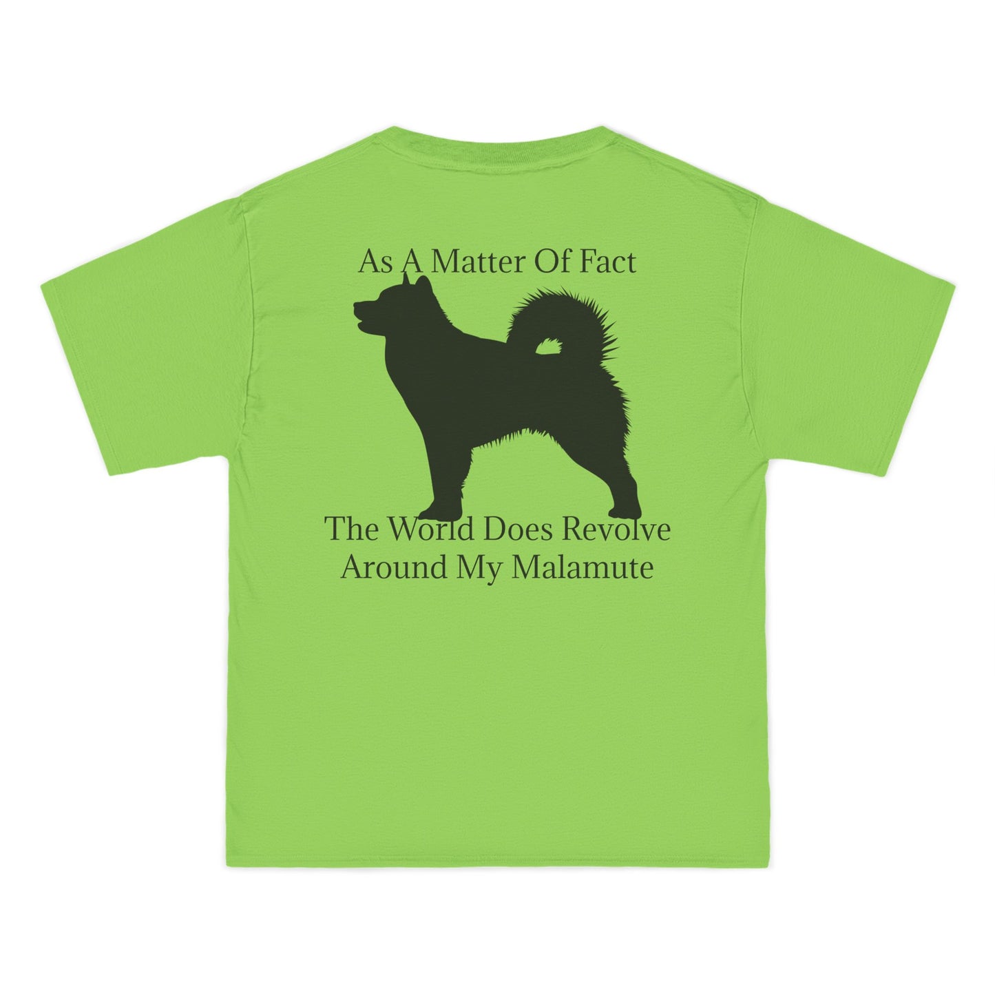 Matter Of Fact Malamute Men's Short-Sleeve Crewneck Tee
