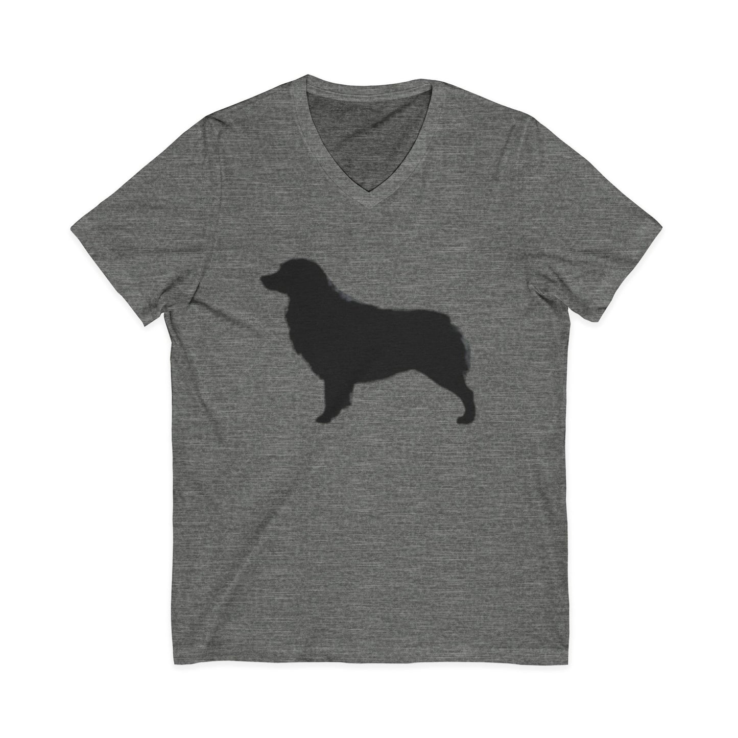 Aussie Silhouette Unisex Short Sleeve V-Neck Tee