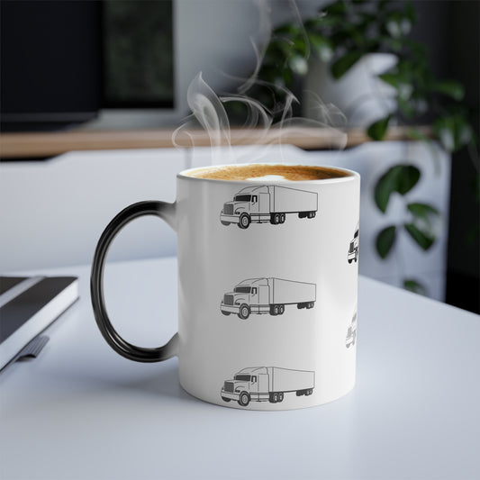 Semi Truck Color Changing Mug