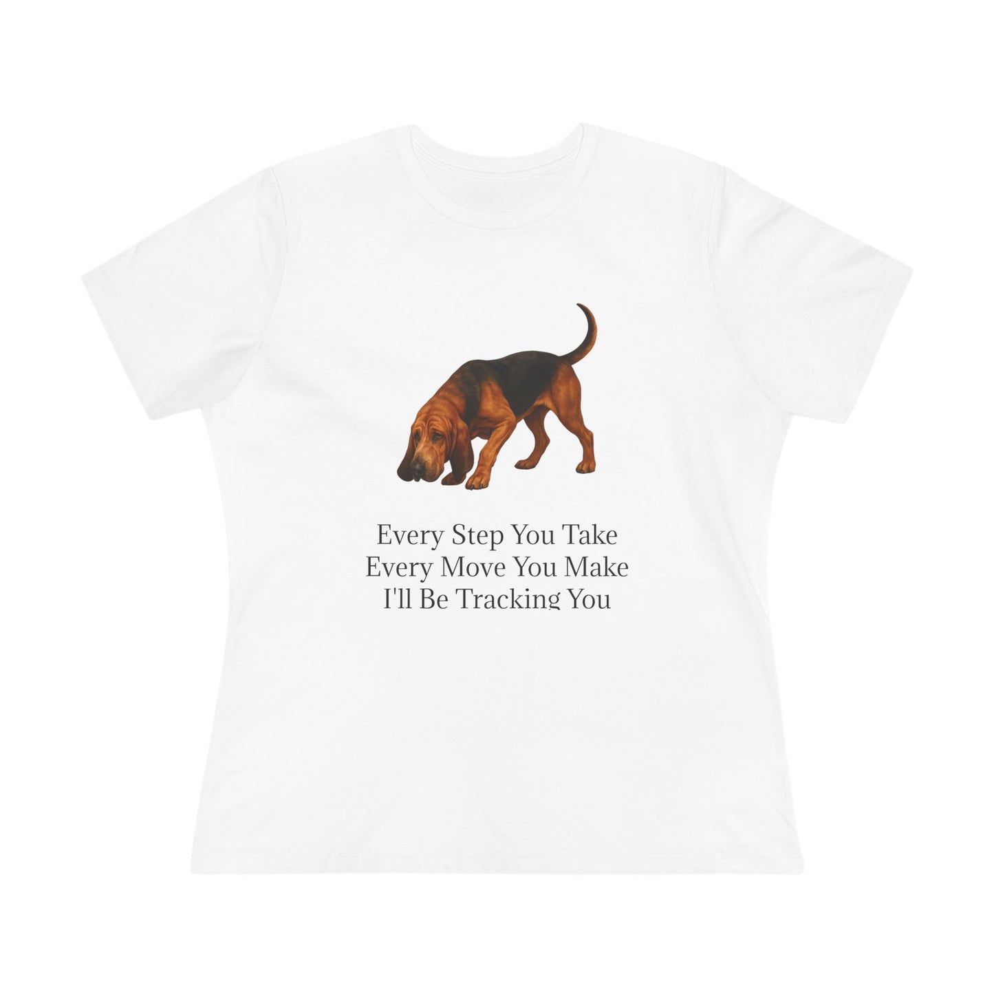 Tracking You Women's Short Sleeve Crewneck Tee