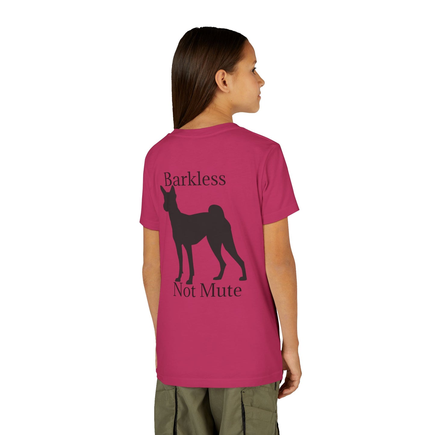 Barkless Not Mute Youth Unisex Short Sleeve Crewneck Tee