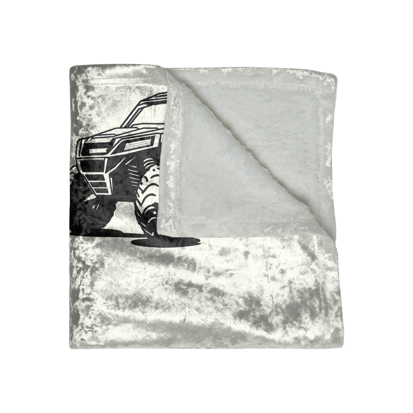 Off The Beaten Path Side By Side Crushed Velvet Blanket