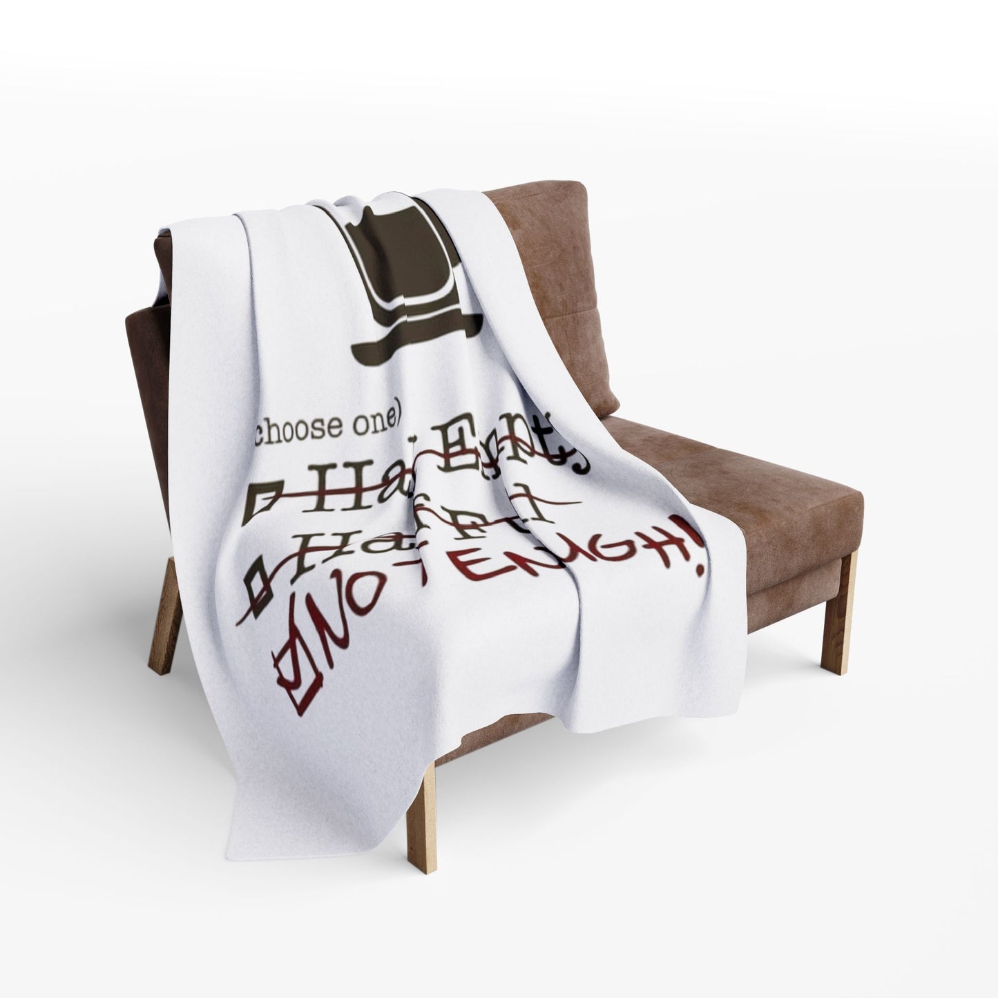 Not Enough Arctic Fleece Blanket