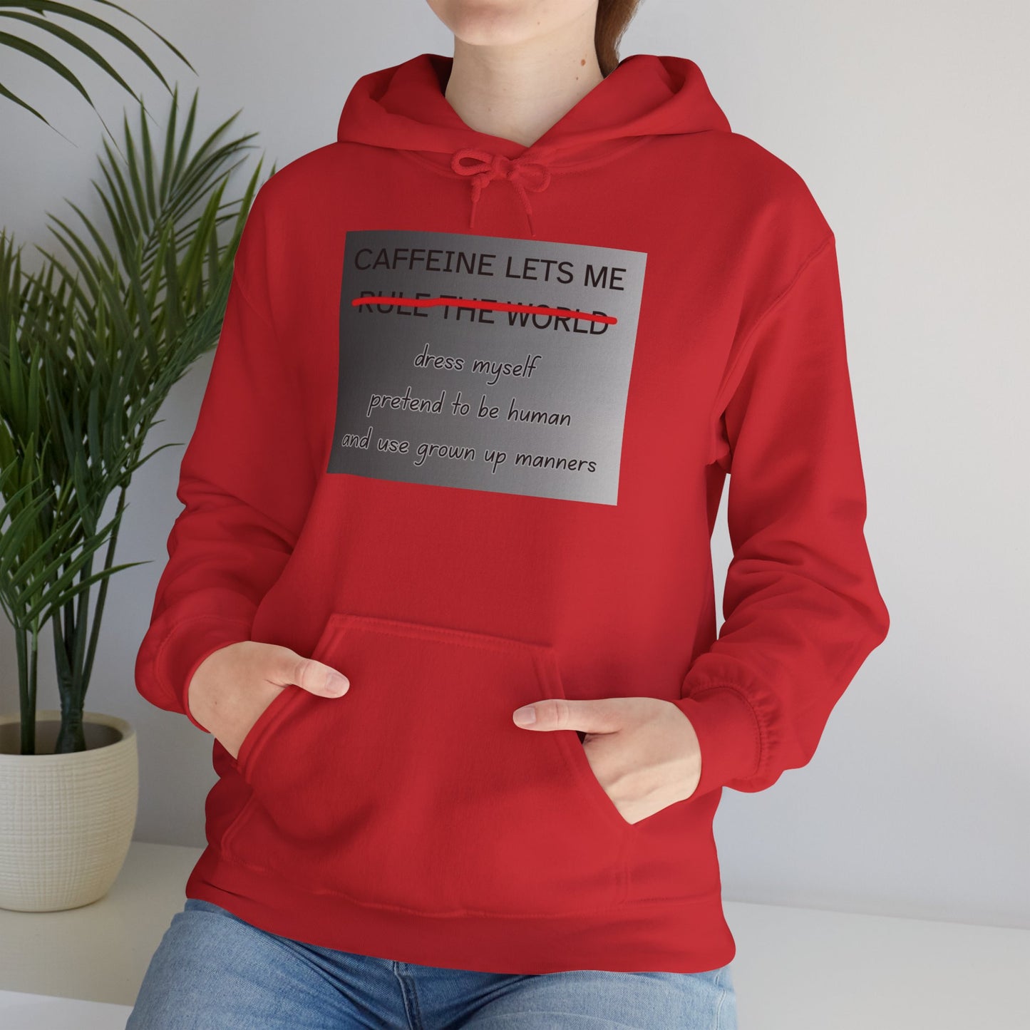 Caffeine Lets Me Unisex Hoodie