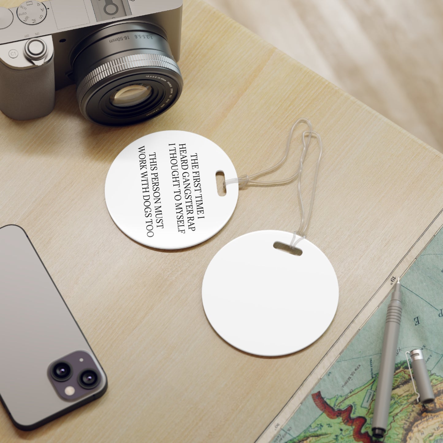 Gangster Rap Luggage Tag