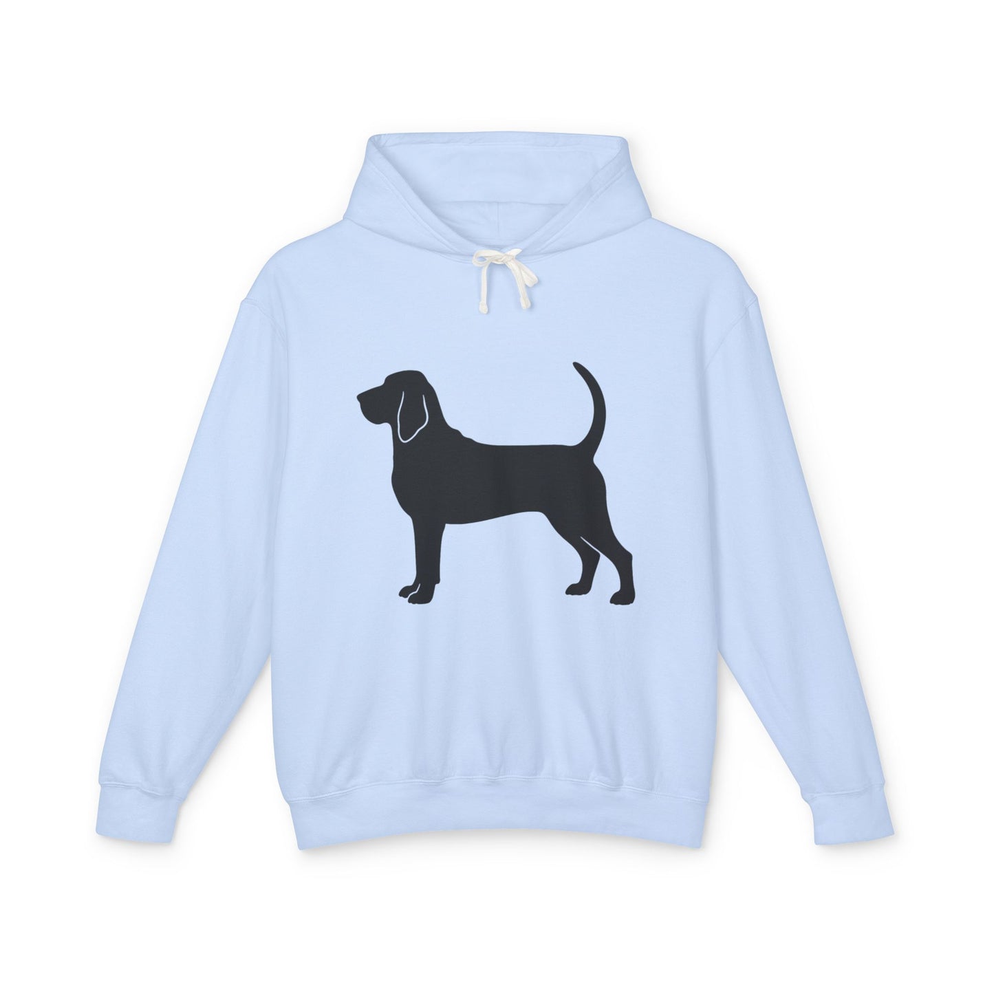 Bloodhound Silhouette Unisex Lightweight Hoodie