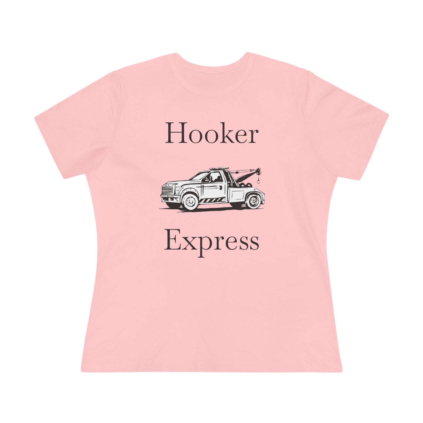 H**ker Express Wheel Lift Tow Truck Women's Short Sleeve Crewneck Tee