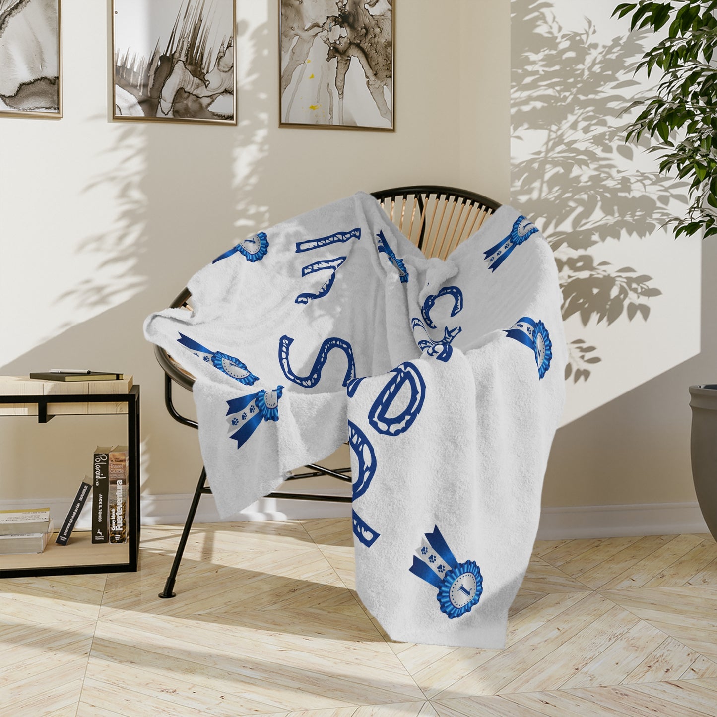 Stressed In Show Velveteen Microfiber Blanket