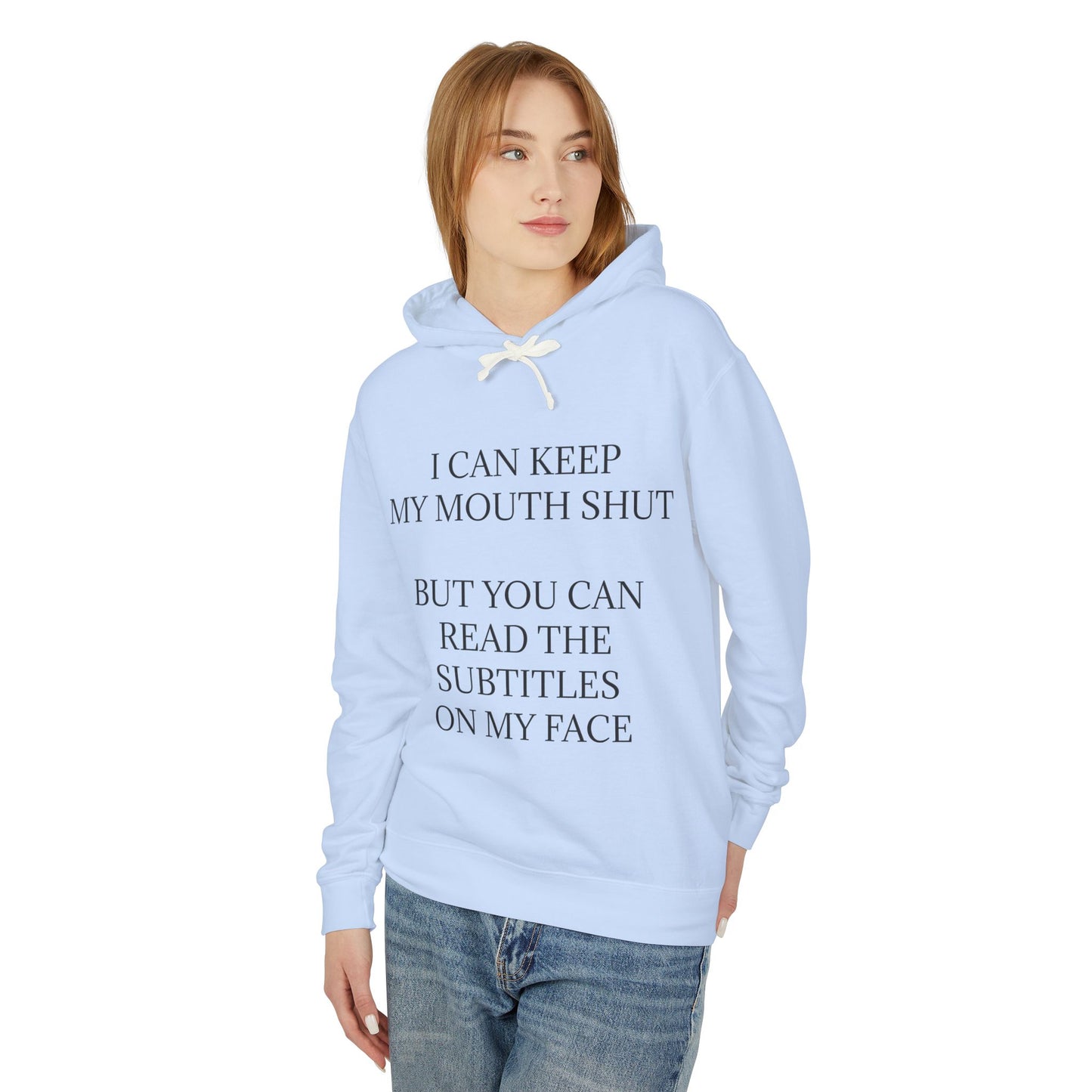 Subtitles Unisex Lightweight Hoodie