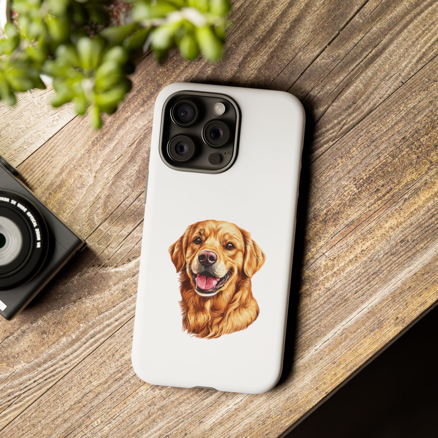 Golden Head iPhone Case