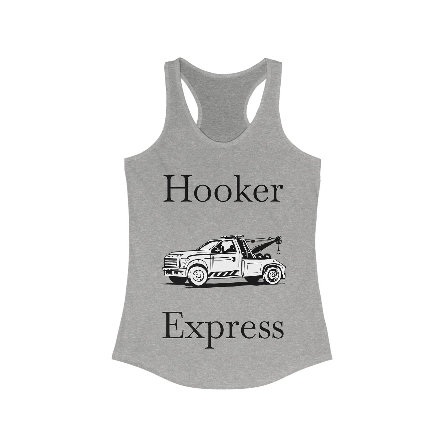 H**ker Express Wheel Lift Tow Truck Women's Racerback Tank