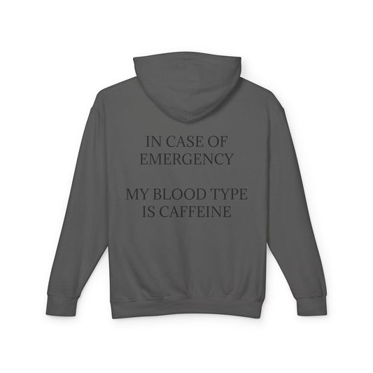 Blood Type Unisex Lightweight Hoodie