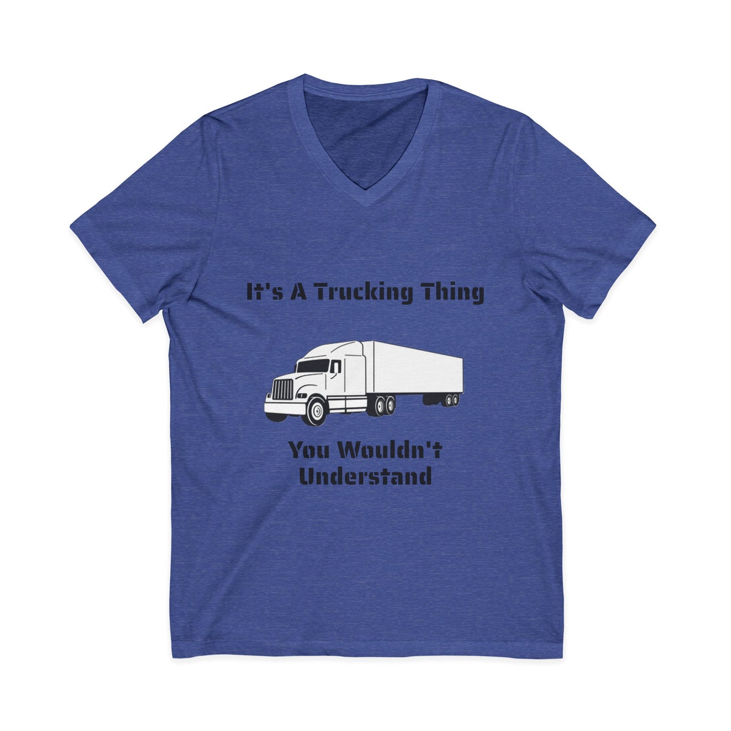 Trucking Thing Unisex Short Sleeve V-Neck Tee