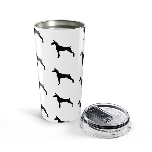 Doberman Silhouette Tumbler