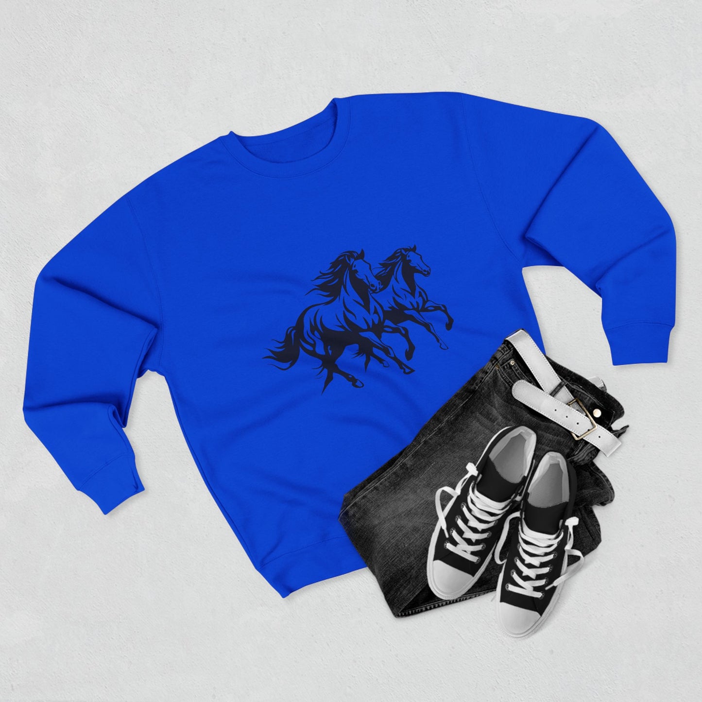 Horsin' Around Unisex Crewneck Sweatshirt